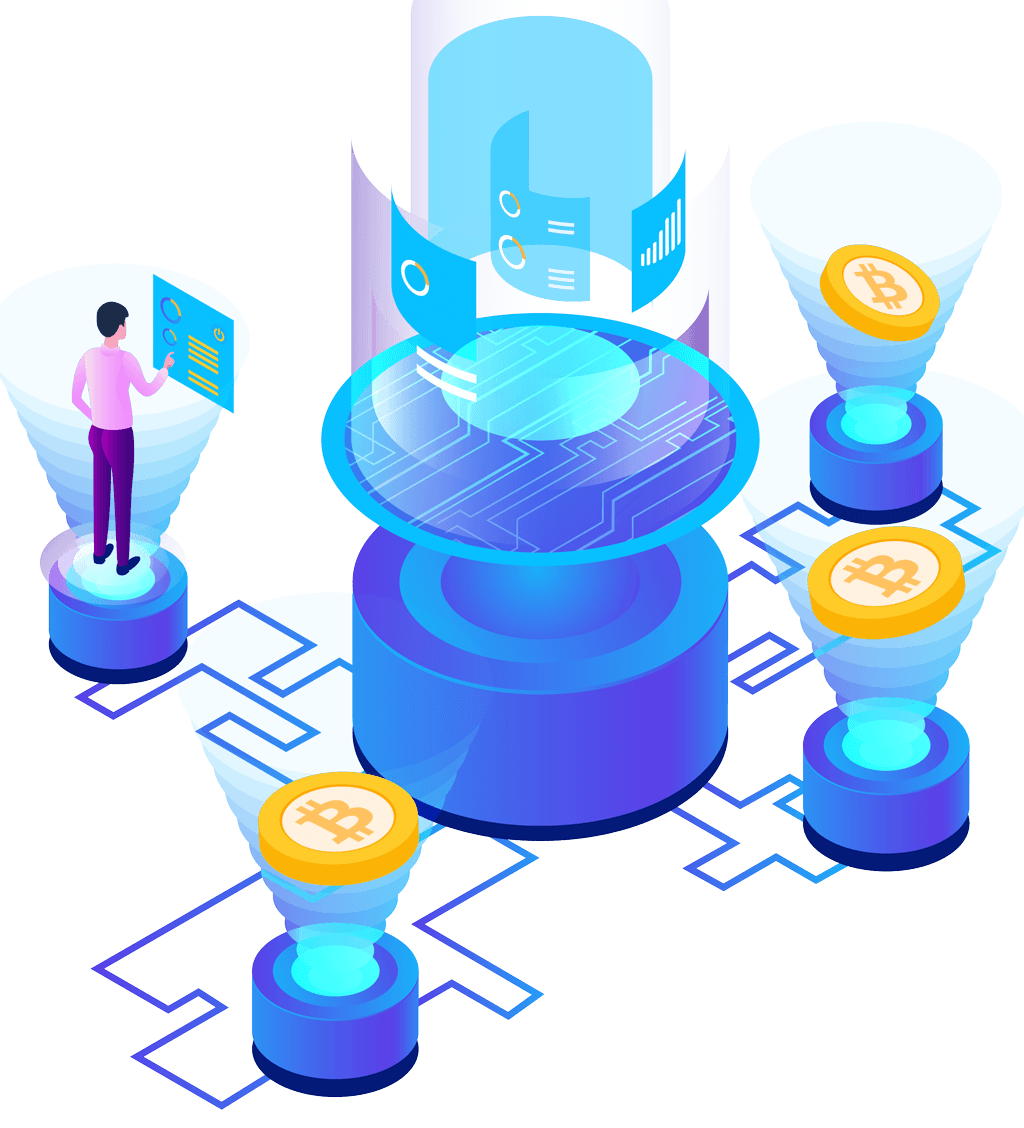 Bitcoin Analysis Illustration